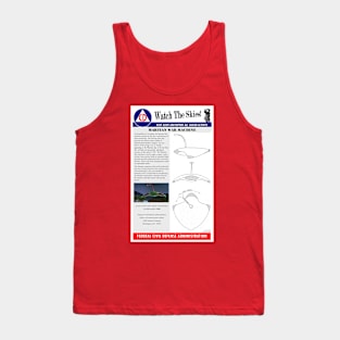 Civil Defence Poster - War of the Worlds Tank Top